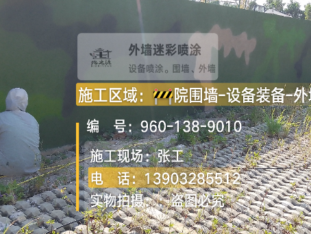 西青外墙迷彩漆材料价约 45-60 元 /k